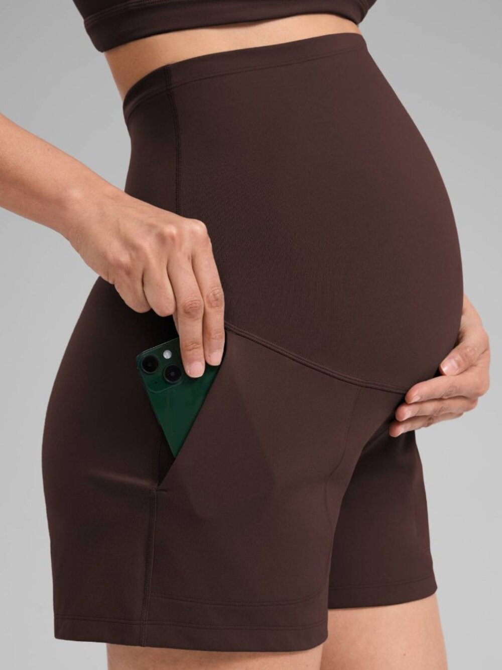 Butterlift® Maternity Linerless Shorts 4'' - Picture 3 of 5